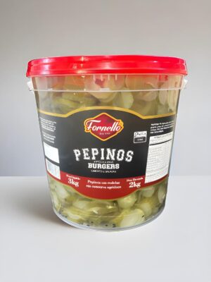 Pepino Burguer balde 2 kg