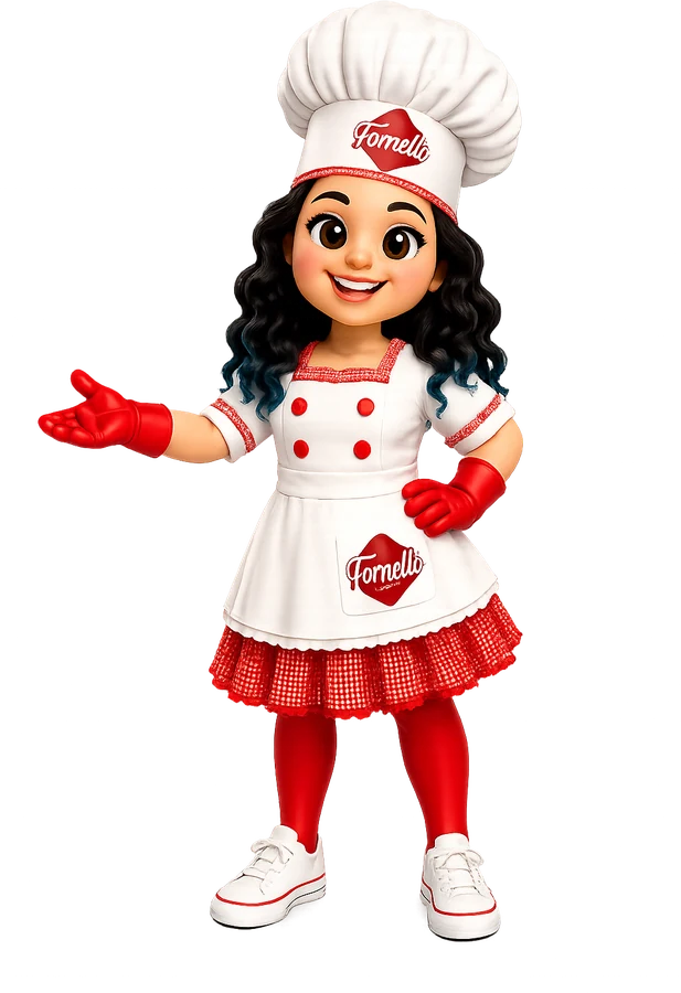 Mascote chef da Fornello